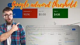 Google AdWord threshold method  live Spending proof 2023 | Financial tech
