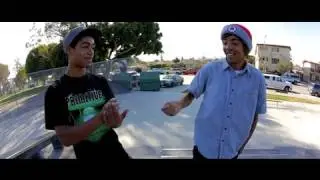 CHRIS HARRIS VS LAMONT HOLT - S.K.A.T.E. - DOWN THE RAIL