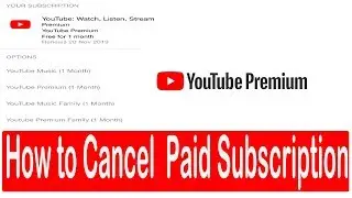 How to Cancel YouTube Premium Subscription on iPhone