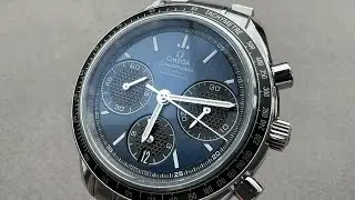 Omega Speedmaster Racing Chronograph 326.30.40.50.03.001- Blue Speedy Hands-On Review
