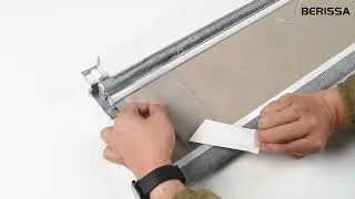 Berissa No Drill No Tools Top Down Bottom up Blackout Roman Shades - Installation Instructions
