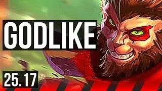 WUKONG vs HEIMERDINGER (TOP) | 12/1/8, Godlike | KR Master | 25.17
