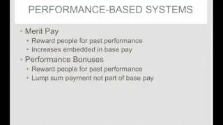 Pay for Performance Systems