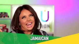 Little Mix - Jesy Nelson - Jamaican accent challenge in SLOW MO!