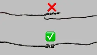 Properly Joint Steel Wire | How to Twist Steel Wire Together