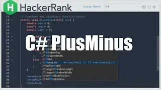 [C#] HackerRank - PlusMinus
