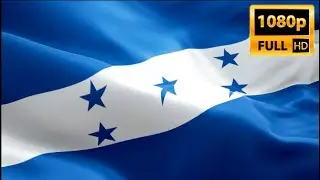 Honduras waving flag. National 3d Tegucigalpa flag waving. Sign of Honduran&lrm;. Honduras flag Full HD