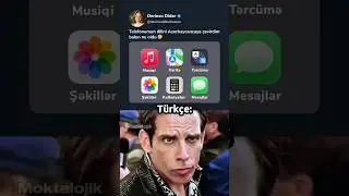Telefonun dilini Azerice yaptım 😳
