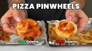 I Made Pizza Pinwheels with Half the Calories (High Protein Hack)