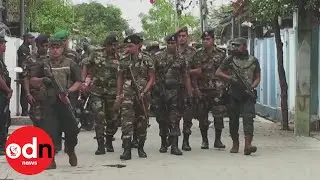 15 dead following militant compound raid in Sri Lanka