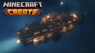 Steampunk SUBMARINE! in Create Mod Minecraft 🪸 | Cinematic Showcase