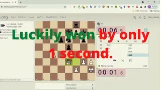 Chess Bullet game : ( 1+2) Chess game.