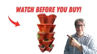 Review of Large Vertical Gardening Stackable Planters