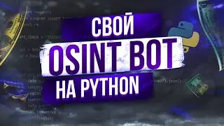 Как сделать своего OSINT бота на python // Поиск открытой информации!