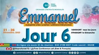 THÈME : EMMANUEL, LE DIEU DE MAJESTÉ ET DE GLOIRE