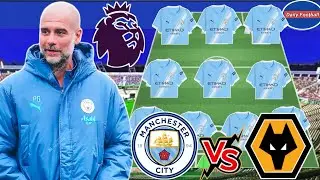 Man City Vs Wolves 🔥 Man City Confirmed Starting Lineup ✅ Premier League 2025-26 Season 🏆