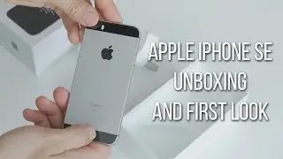 Apple iPhone SE unboxing and first look
