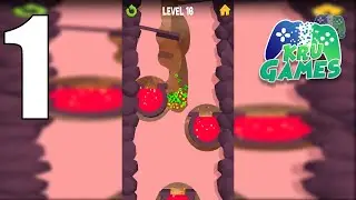 Gold Balls - Digging Ball Games Gameplay Walkthrough #1 (Android, IOS)