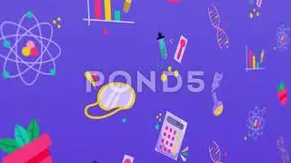 Science School Background 3D Animation High Quality Video Version : Samedi 11 octobre 2025