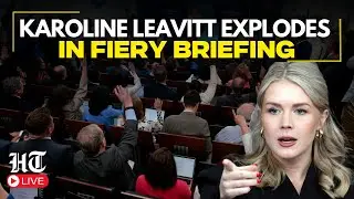 Karoline Leavitt Live | Leavitt Explodes At Reporter In Fiery White House Briefing | Trump