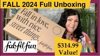 ОСЕНЬ 2024 // Полная распаковка сезонной коробки FabFitFun + код скидки