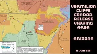 Vermilion Cliffs Condor Release Viewing Area - 12 Jun 2021 - 4K
