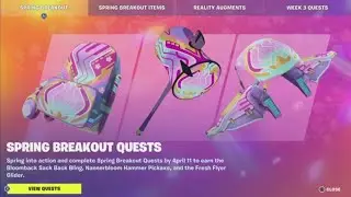 Fortnite Spring Breakout Quests (FREE REWARDS OUT NOW!!!)