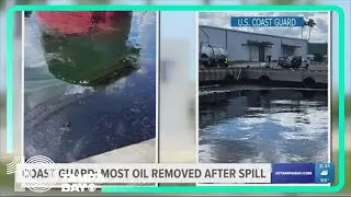 Coast Guard say most oil removed after spill at SeaPort Manatee