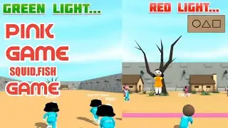 Pink Game: Squid, Fish Game || #shorts #PinkGameSquidFish#SquidGame #squidgameandroid#Gameplay