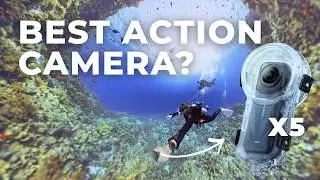 Обзор Insta360 X5: подводные испытания дайверами.
