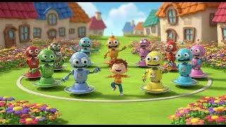 Counting Robots in the City | Best Nursery Rhymes and Kids Songs Collection