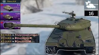 The new IS-6 Platoon (16 kills❗️) | War Thunder Mobile