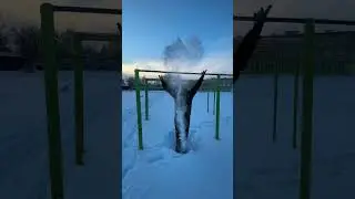 Зимняя тренировка 💪 winter training #спорт #футболист #football #sports #training #winter #футбол
