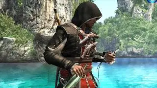Assassin's Creed 4 Black Flag Stealth & High Action Gameplay Movie Montage Pirate Captain Outfit