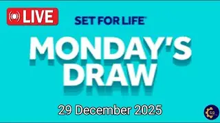 The National Lottery Set For Life Live draw results from Monday 29 December 2025 | tonight's