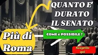 Roma &egrave; Caduta ma il Senato &egrave; Rimasto! Ecco Perch&eacute;