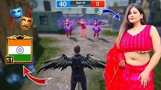 🔥Challenged Mythic Fashion Toxic Girl & her teammates with M4 for 1V3 TDM🥵😈SAMSUNG,A3,A5,A6,A7,J2,J5