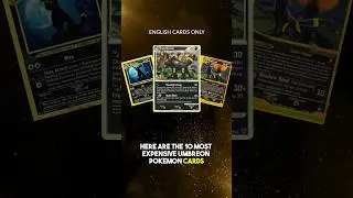 Top 10 most expensive Umbreon Pok&eacute;mon cards #pokemon #pokemoncards #shinytreasureex