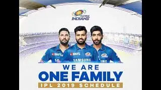 IPL 2019 Mumbai Indians Schedules | Mumbai Indians  Every  Playing  Full Time Table