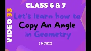 How to Copy an Angle Without a Protractor!