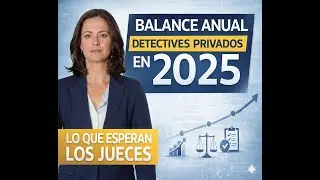 Balance anual sobre la actividad del detective privado en los tribunales españoles 2025
