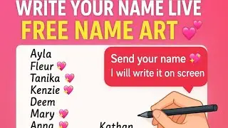 I will write your name #live #short #name