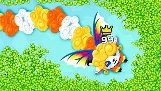 My Suncharger Snake Goes MASSIVE! Destroying Everyone in Snake.io Battle! Snake.io Gameplay
