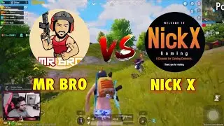 MR BRO vs NICK X GAMING || Intense battle in pochinki || nepal streamer🇳🇵 vs srilanka streamer🇱🇰