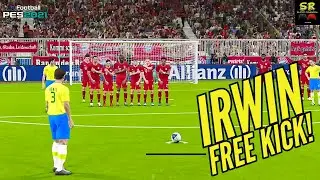 ICONIC LEGEND DENNIS IRWIN SCORES A FANTASTIC FREE KICK🔥 | PES 2021