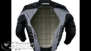 Joe Rocket Men's Airborne Textile Jacket Chrome World