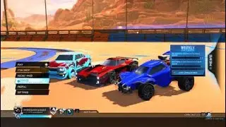 Painted Atomic Blip drop on Trade up in Rocket League Season 4
