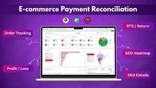 E-commerce Payment Reconciliation Excel Template | Amazon | Meesho | Flipkart
