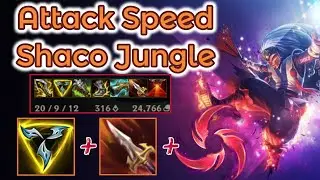 Attackspeed Shaco Jungle vs. 3 Fulltanks [League of Legends] Full Gameplay - Infernal Shaco