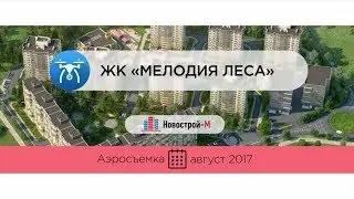 ЖК &laquo;Мелодия леса&raquo; от девелопера ГК &laquo;Сапсан&raquo; (аэросъемка: август 2017 г.)